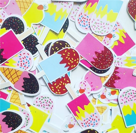 Confetti formitas Helados 20u